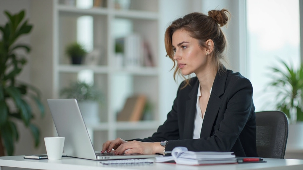 Профессионал работает с современными технологиями для развития навыков